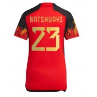 Echipament fotbal Belgia Michy Batshuayi #23 Tricou Acasa Mondial 2022 pentru femei maneca scurta